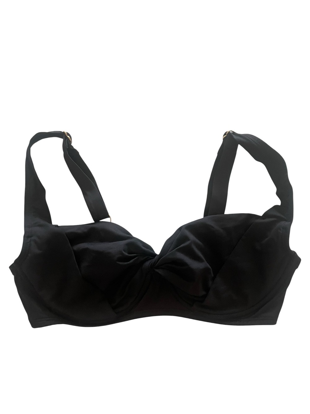 Anne Cole Live In Color Black Hidden Underwire Bikini Top Size 34DD/36D NWT - Picture 4 of 9